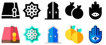 Morocco icon pack
