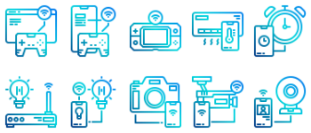 Internet of things Icon-Paket