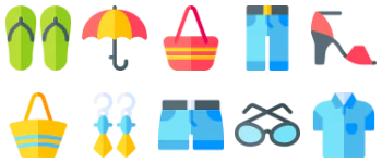 Summer Clothing icon pack