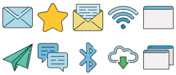 Communication icon pack