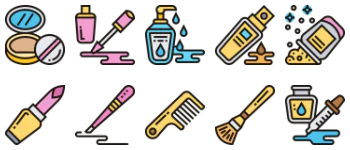 Beauty and Cosmetics icon pack