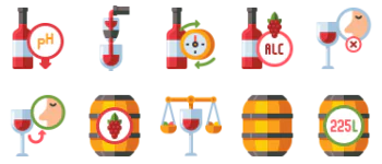 Winery icon pack