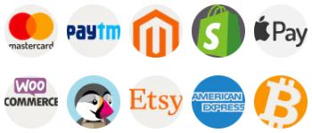 Ecommerce and payment method logos icon pack
