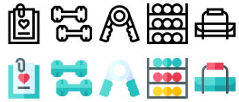 Pilates icon pack