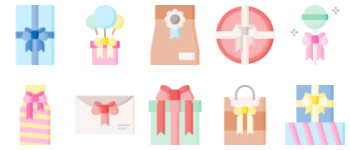 Gifts icon pack