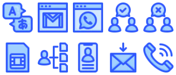 Network and Communications набір іконок