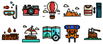 Adventure icon pack