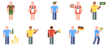 Oktoberfest icon pack
