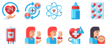 Nursing icon pack
