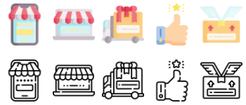 Online Shopping icon pack