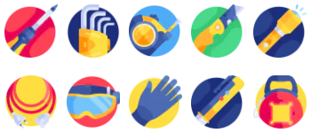 Electrician Tools and Elements icon pack