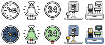 Gas Station icon pack