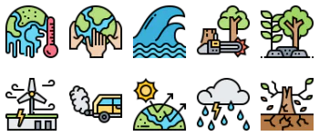 Global Warming icon pack
