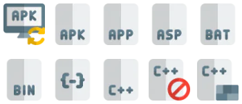 Web Apps Coding Files Icon-Paket