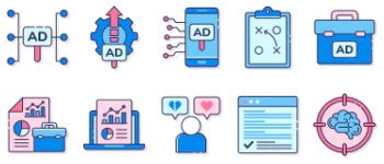 Social Media Agency icon pack