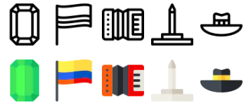 Colombia icon pack