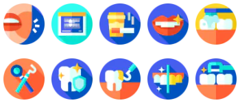 Dentist icon pack