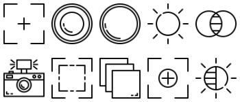 Photography icon pack
