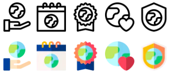 Mother Earth Day icon pack
