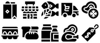 Grocery icon pack