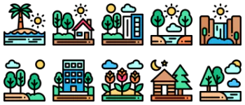 Landscapes icon pack