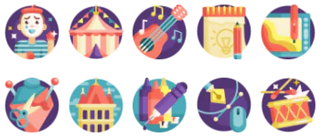 General arts icon pack