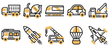 Transport Vehicles icon pack