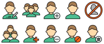 Users icon pack