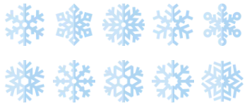 Snowflakes icon pack