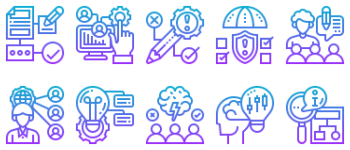 Project Management Icon-Paket