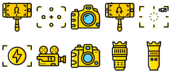 Photography icon pack