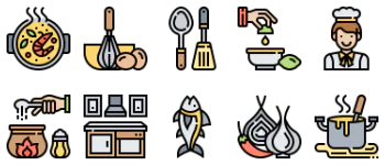 Cooking icon pack