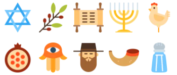 Judaism icon pack