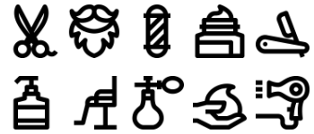 Barber icon pack