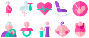 Maternity icon pack