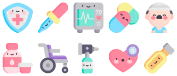 Hospital icon pack