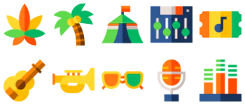 Reggae icon pack