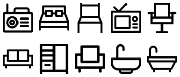 Furnitures icon pack