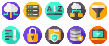 Database and Servers pacote de ícones