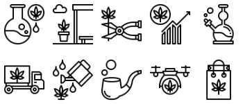 Marijuana icon pack
