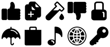 iOS7 Lite Fill icon pack