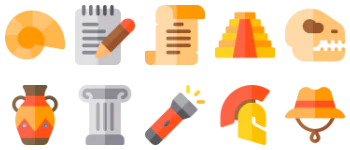 Archeology icon pack