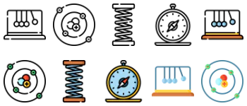 Physics Icon-Paket