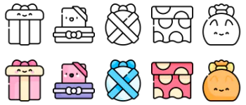 Gifts icon pack