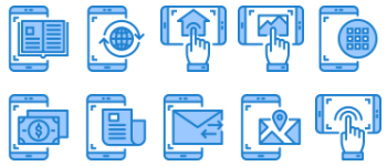 Smartphone Application icon pack