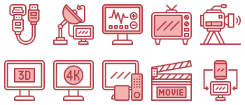 Television icon pack