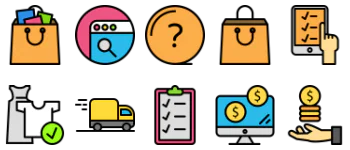 E-commerce icon pack