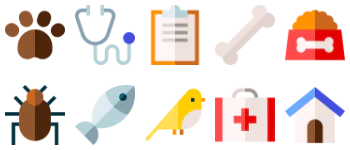 Veterinary icon pack