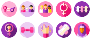 Feminism icon pack