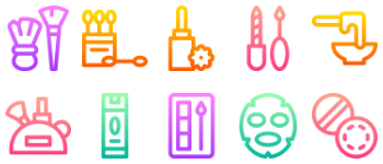 Cosmetics icon pack